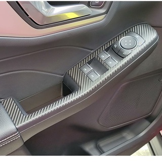 福特 KUGA MK3/3.5【電動窗飾板卡夢貼】3M不殘膠 車貼膠膜 一組4張 保護貼