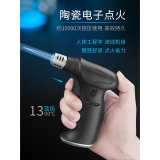 廚用烘焙槍SF801點火槍 打火機雪茄艾條糖藝燒烤焊接雙火噴火槍焊槍噴槍