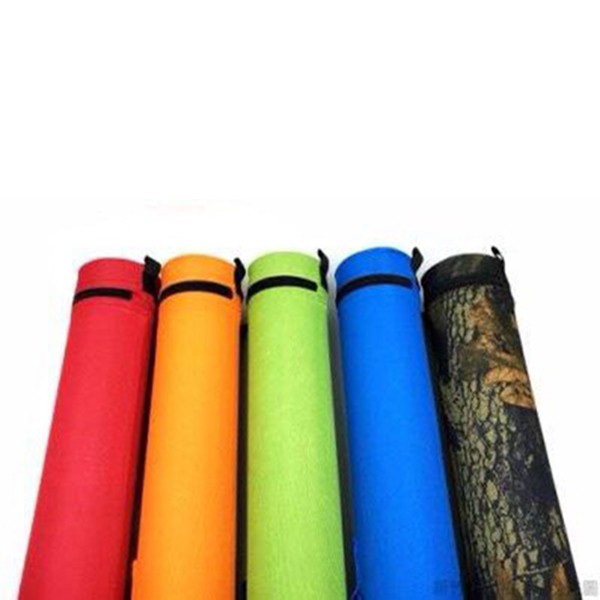 ◎百有釣具◎寶熊OKUMA 簡易硬式釣竿攜行筒 PVC彩色圓筒竿袋(砲筒竿袋)130cm/150cm 顏色隨機出貨