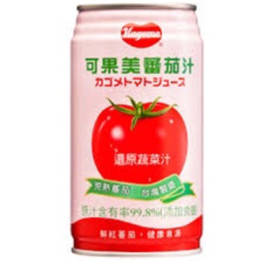 可果美番茄汁340ml（有鹽）