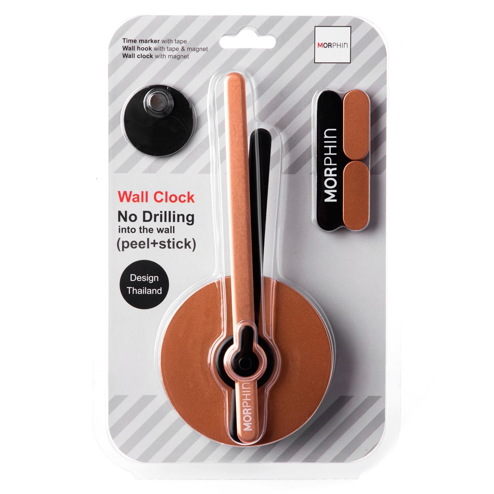 Diy靜音壁鐘玫瑰金款 蝦皮購物