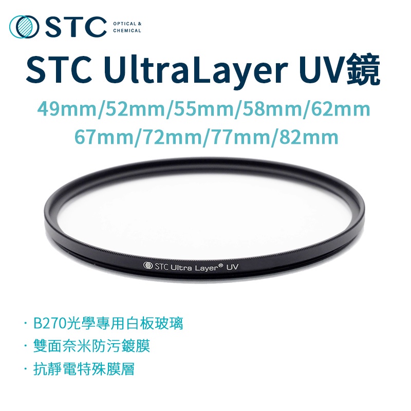 【STC】UltraLayer UV 抗紫外線保護鏡 46 49mm 52 55 58 62 67 72 77 82mm