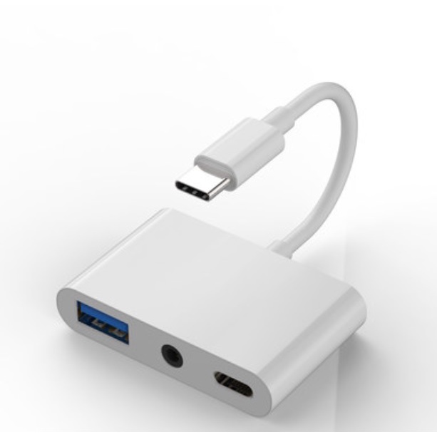 3合1 OTG 轉接頭 副廠 TYPE-C Lightning 蘋果 ios USB 3.5mm耳機 充電 麥克風