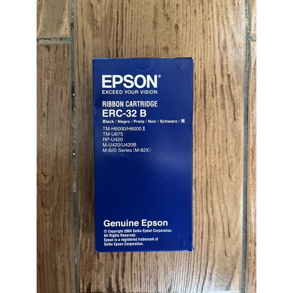 EPSON ERC-32B 黑色色帶 原廠