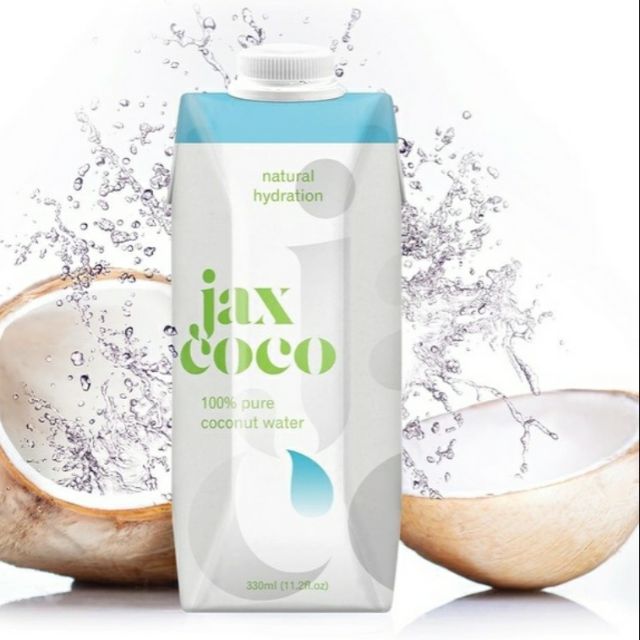 【好市多線上購物】Jax CoCo 純天然青椰子水 1公升 X 6入  330毫升 X 12入 3箱可任選