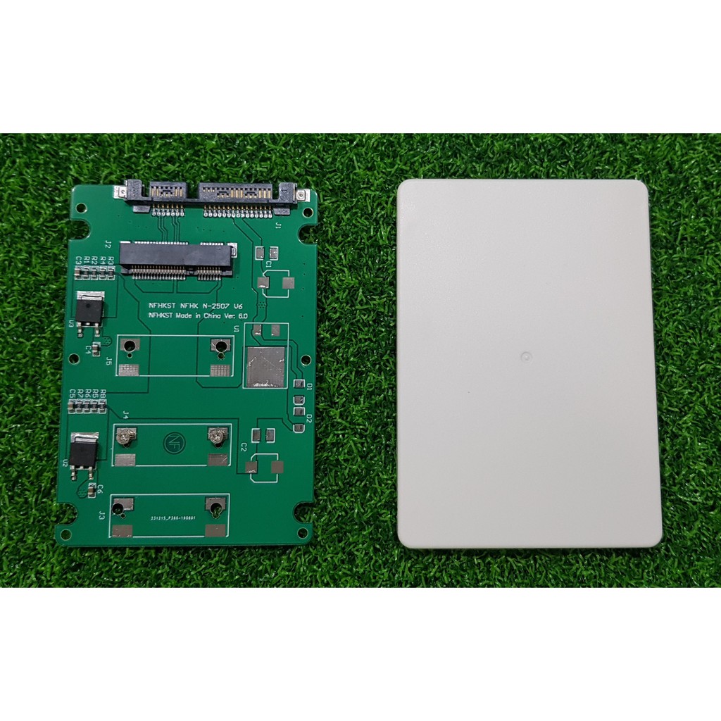 【車車共和國】mSATA SSD 轉2.5吋 SATA 介面 轉接卡 轉接盒 (含 7mm硬碟殼)