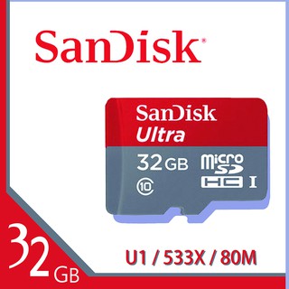 代理商公司貨 A1 120M Sandisk Ultra MicroSD TF 32G 64G 128G 記憶卡