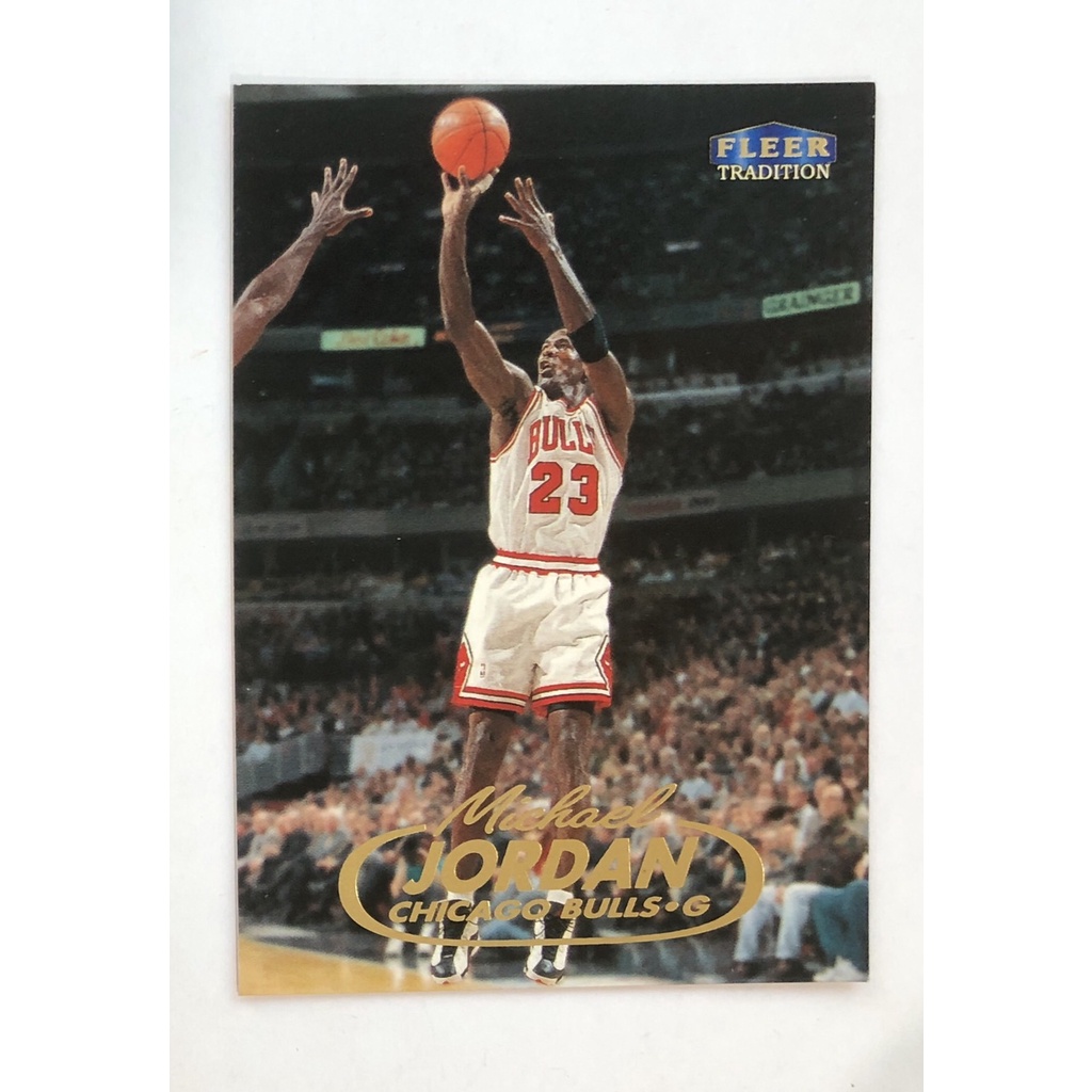 NBA 球員卡1998 FLEER Traditon Michael Jordan 公牛隊 空中飛人 喬丹 #23 老卡