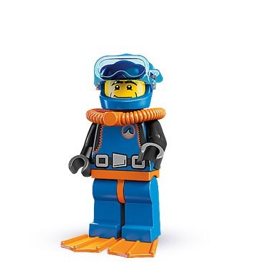 《Brick Factory》現貨 (全新未拆) 樂高 LEGO 8683 第 1代 一代 人偶 潛水 夫 潛水員
