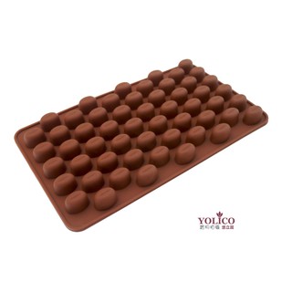 【悠立固】Y760 咖啡豆矽膠模巧克力模蛋糕烘焙工具 冰盒 冰塊布丁果凍 軟糖模 翻糖模食品級