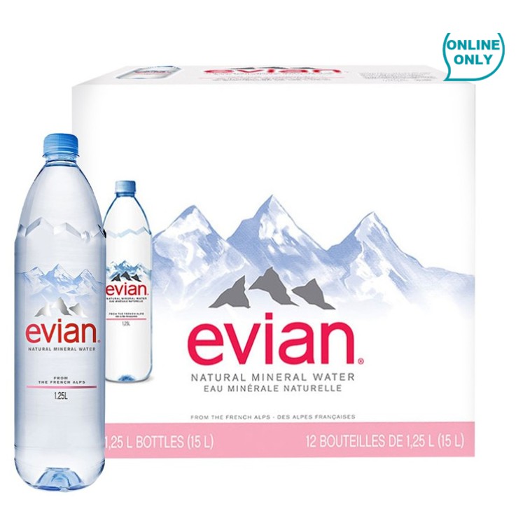 Evian 天然礦泉水 1250毫升 X 12瓶