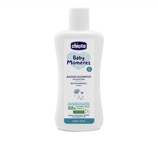 Chicco 寶貝嬰兒植萃洗髮/沐浴露200ml-溫和不流淚配方