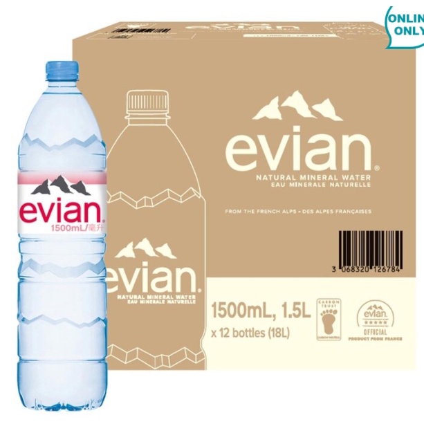 【⭐Costco 好市多 代購⭐】Evian 天然礦泉水 1500毫升 X 12入 免運 飲料 山泉水 水 高級