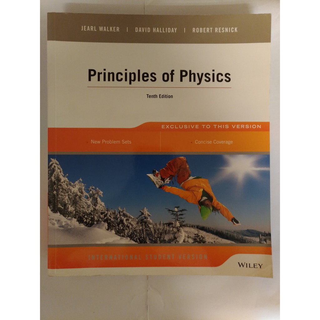 #15普通物理Principles of Physics,10th,Halliday,9781118230749