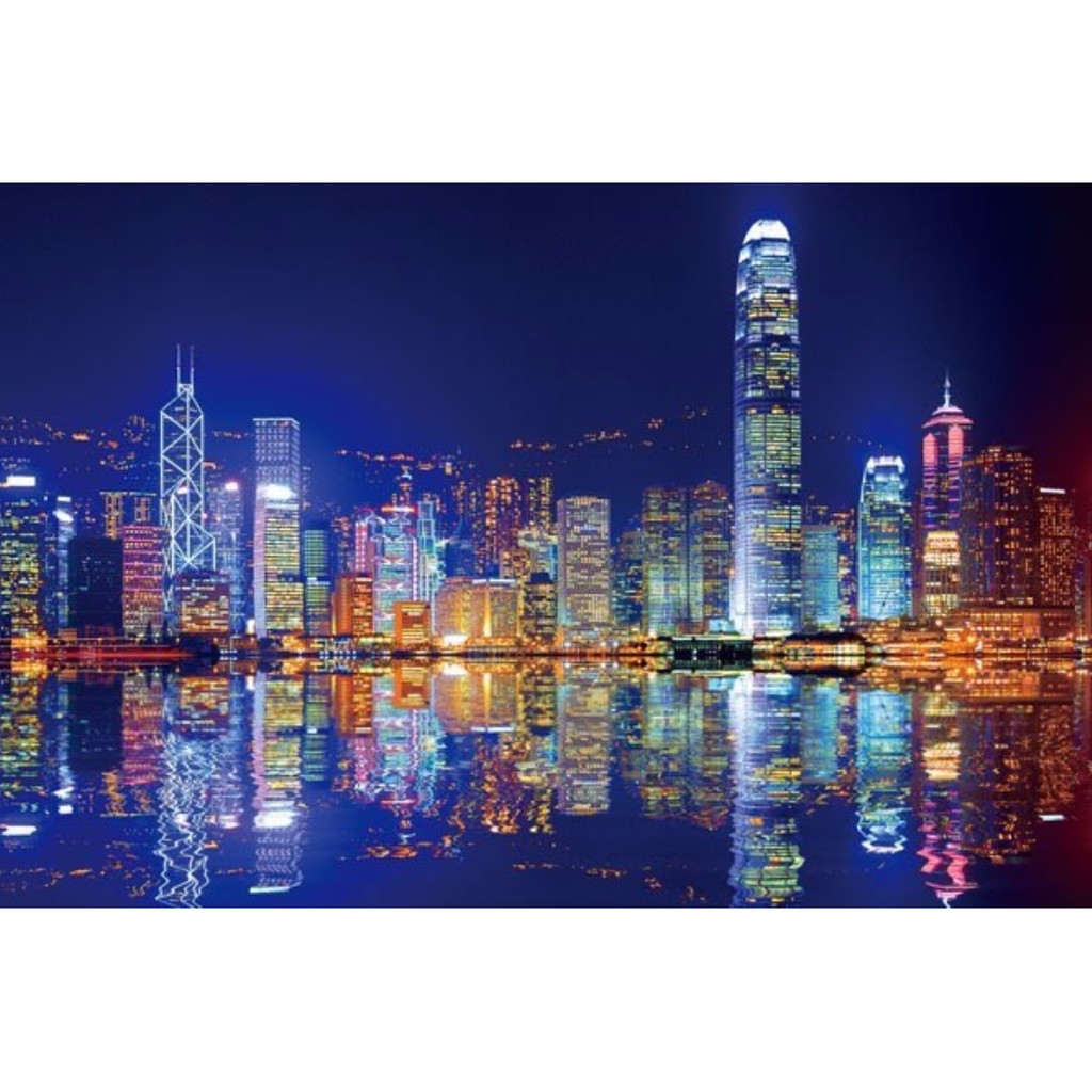 香港夜景 夜光 1000片拼圖 蝦皮購物