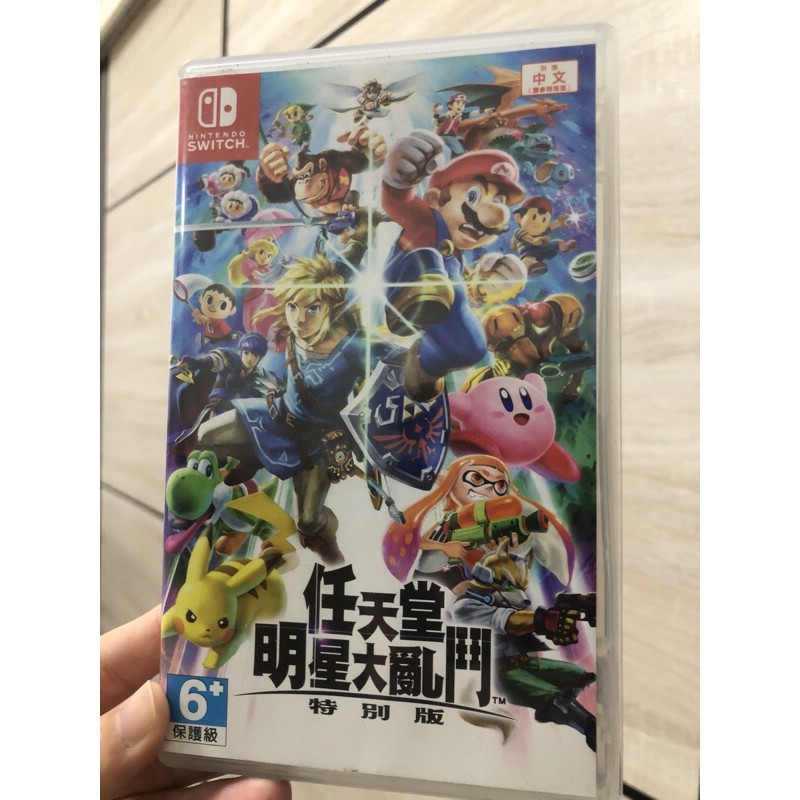NS Switch 任天堂明星大亂鬥 特別版 二手 遊戲片盒裝 中文