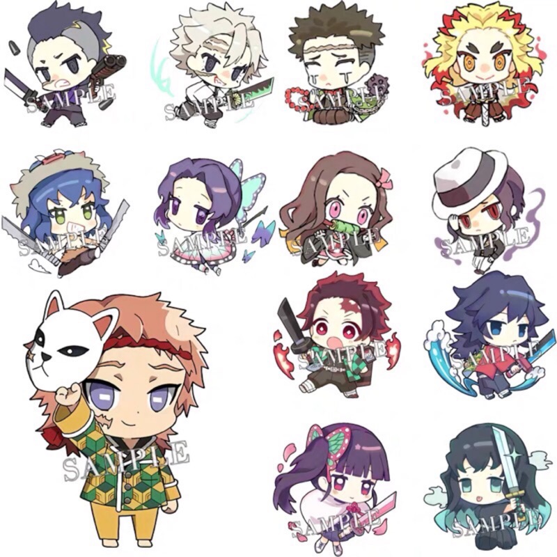 鬼滅之刃 雙層壓克力吊飾炭治郎香奈乎義勇時透禰豆子無慘胡蝶忍伊之助煉獄悲鳴不死川錆兔 蝦皮購物