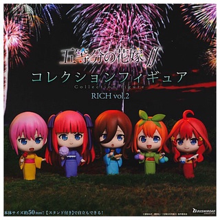 🔥現貨 五等分的新娘 Rich P2 一花 二乃 三玖 四葉 五月 浴衣 Q版 扭蛋 公仔