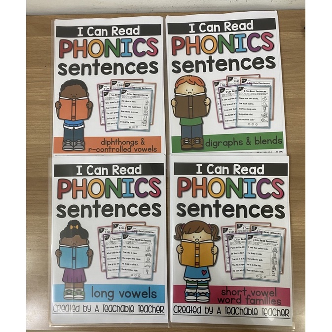 自然發音教材phonics 綜合訓練自然拼讀長短元音雙元音初階練習冊first Reader 蝦皮購物