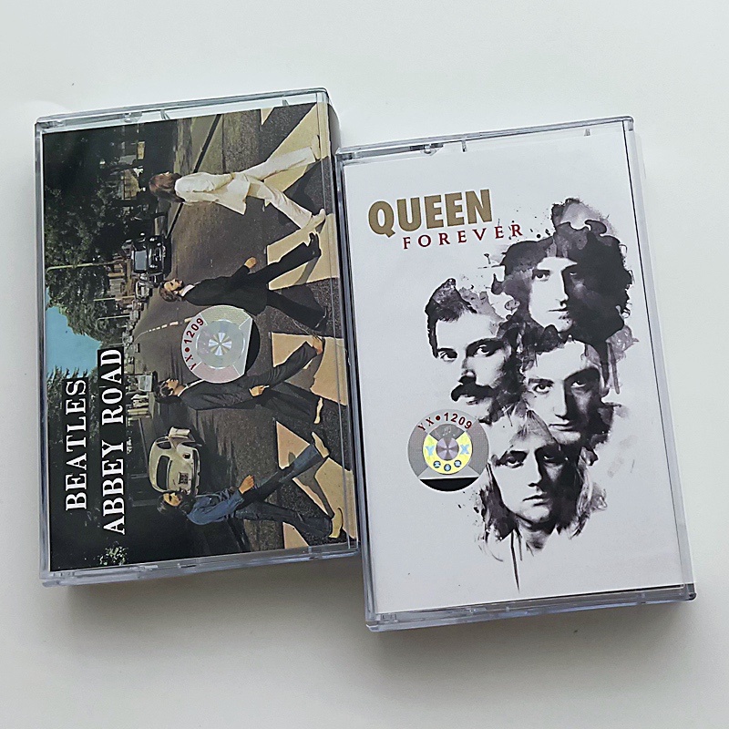 經典卡帶 卡帶英文歌 甲殼蟲/披頭士樂隊The Beatles皇后樂隊Queen 密封包裝 磁帶