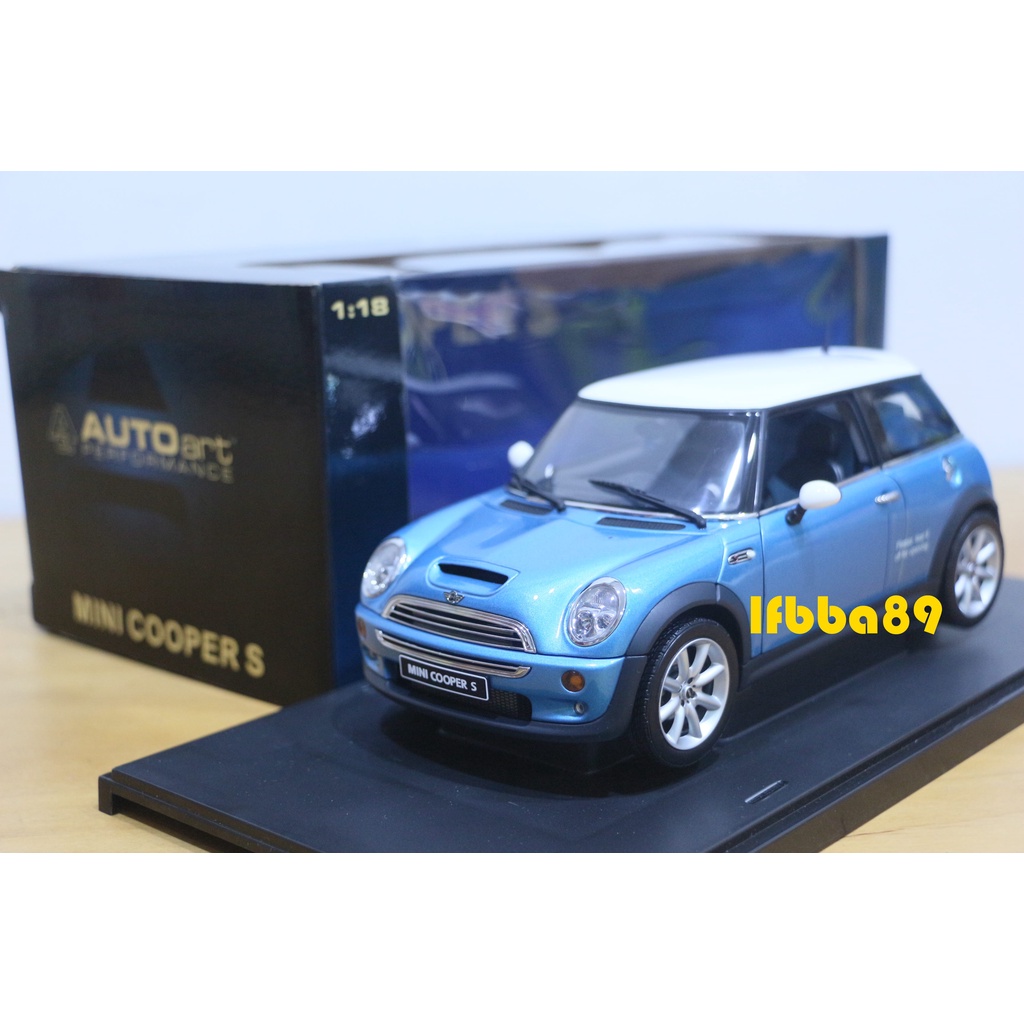 AUTOart 1/18 MINI COOPER S R53 BLUE