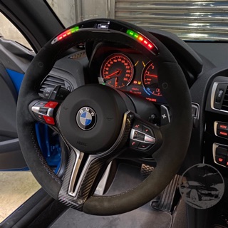 BMW 原廠 M Performance 液晶 led 電子 方向盤 本體 麂皮握把 亮面 碳纖維鏤空Y蓋 Carbon
