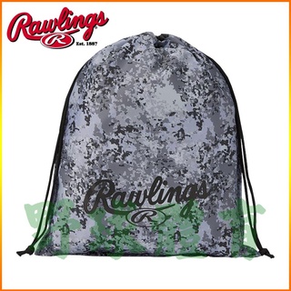 RAWLINGS 束口袋 棒壘手套袋 鞋袋 灰迷彩 ESC11F01-GRY