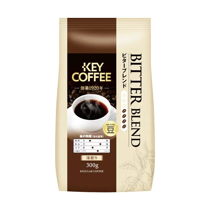 🌟即期商品🌟日本 Key Coffee 醇厚綜合咖啡豆 300g 咖啡豆 咖啡