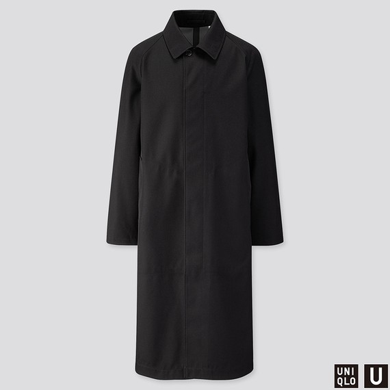 UNIQLO U | BLOCKTECH 寬版大衣 (深咖啡/深藍)