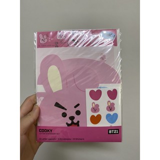 二手 BT21 cooky 信紙信封組