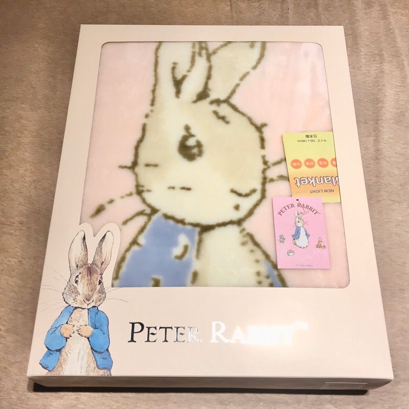 ［現貨］奇哥 Peter rabbit 比得兔毛毯(幼兒毛毯) 100*140cm 附提袋