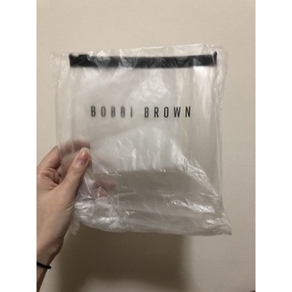 全新未拆封 BOBBI BROWN 透明夾鏈 隨身包 小物包 萬用收納包 飾品 化妝鏡 衛生棉 化妝棉