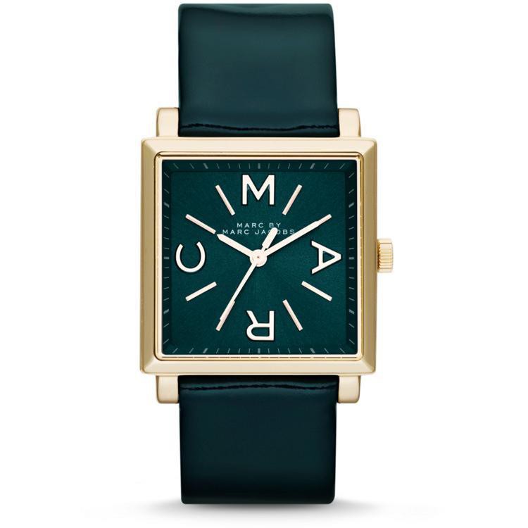 MARC BY MARC JACOBS (MBM1278) 方型美態摩登時尚腕錶 綠