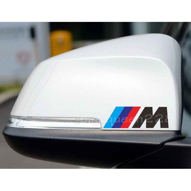小膜女【BMW貼紙】M POWER 車標 標誌 貼紙 寶馬 M標 車貼 反光條 輪框貼 勁戰 BMW 寶馬 貼膜 卡夢