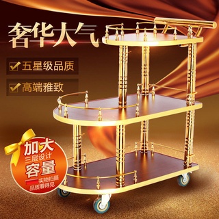 【廠直/免運】（高檔推車）品質保證三層不銹鋼酒水車酒店送餐車KTV餐廳蛋糕手推車點心茶水車置物架【娟姐大賣場】