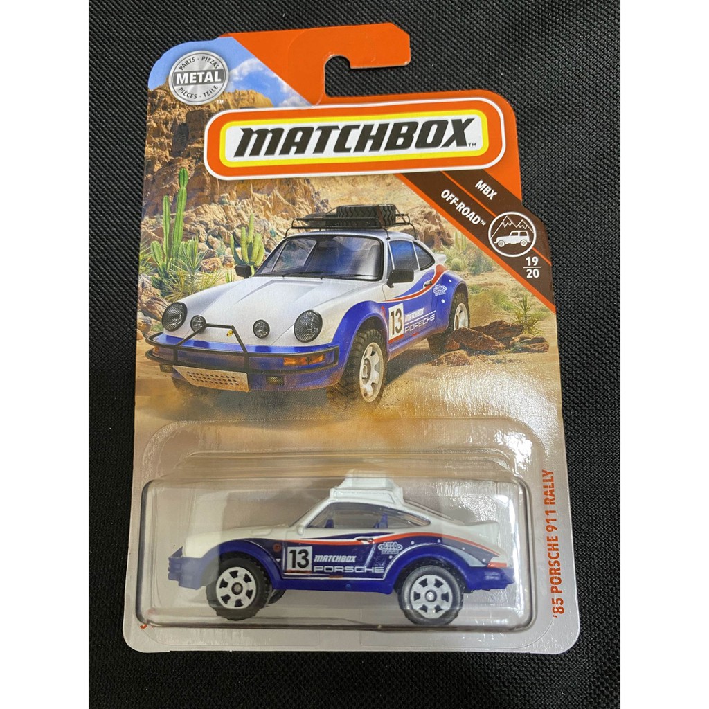 MATCHBOX 火柴盒 '85 PORSCHE 911 RALLY 藍