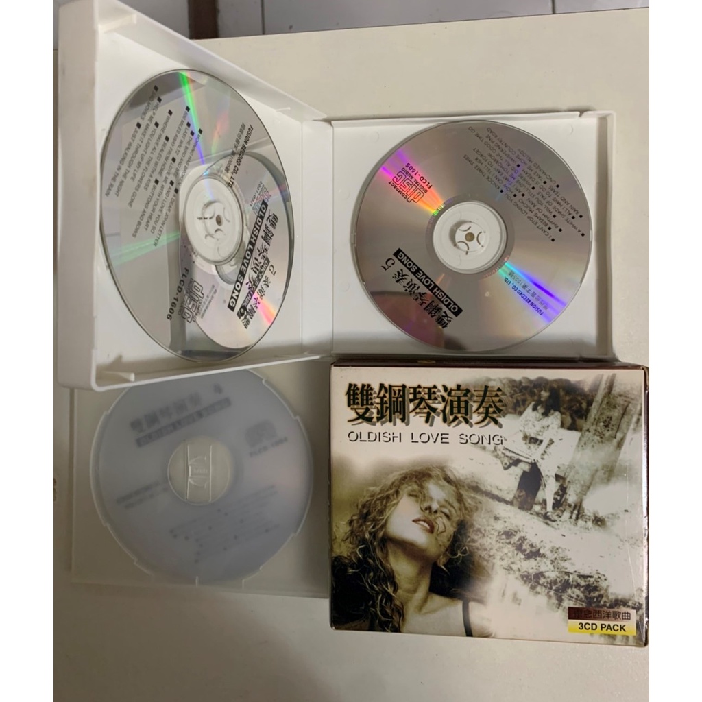 (絕版)雙鋼琴演奏第二輯3CD 懷念西洋歌曲 42首演奏曲 內有曲目 無刮傷 附外盒 有IFPI