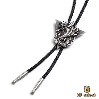 【MF select】烈焰毒牙 眼鏡蛇 古銀款 保羅領帶 Bolo Tie 美式項鍊 領繩項鍊 領繩領帶