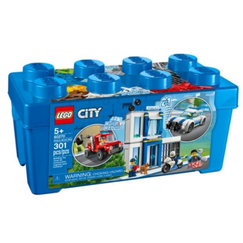 LEGO 樂高 60270 警察顆粒盒 City 城市系列