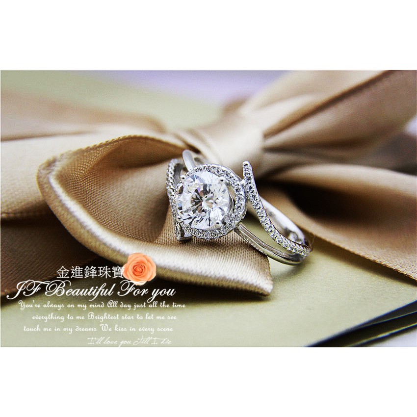 1克拉 結婚鑽戒 客製鑽石戒指 鑽石 裸鑽 鑽石結婚對戒 鑽戒 GIA 一克拉 JF金進鋒珠寶SA10081
