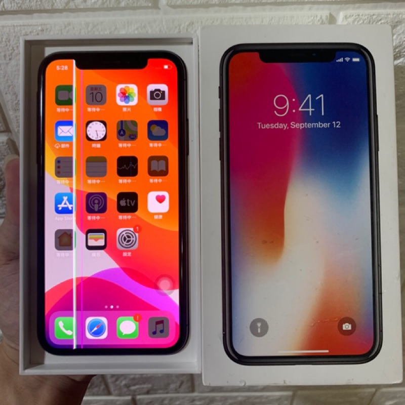 iPhone X 64G 黑色 高雄面交8000 可貼換