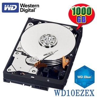 【3CTOWN】全新盒裝 含稅有發票 WD威騰 1T 1TB WD10EZEX 藍標 桌上型硬碟(三年保固)