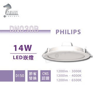 飛利浦 PHILIPS DN030B 20cm 崁燈 LED嵌燈 10.5W 14W 18W 23w