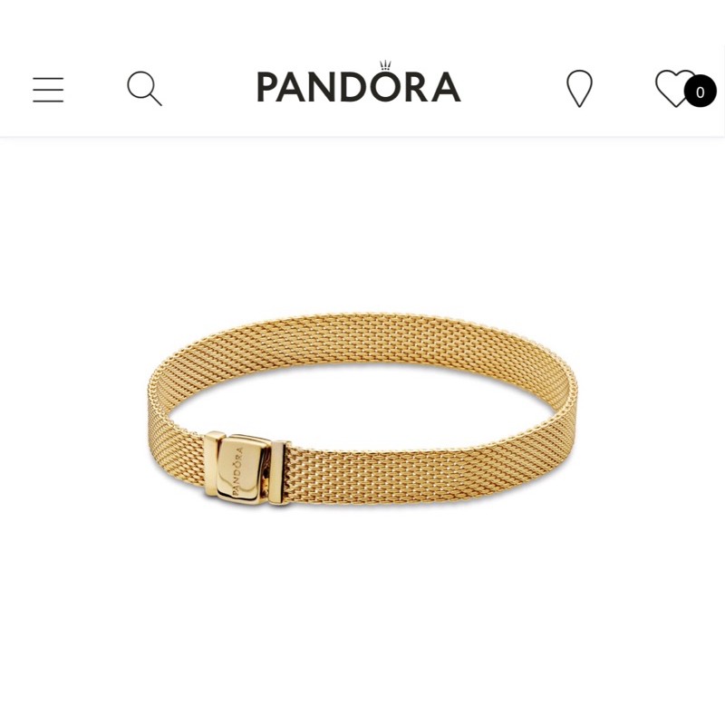 (二手)潘朵拉 Pandora 鍍18K金手鍊 精品 珠寶 手環 送禮 鍍金 時尚 流行