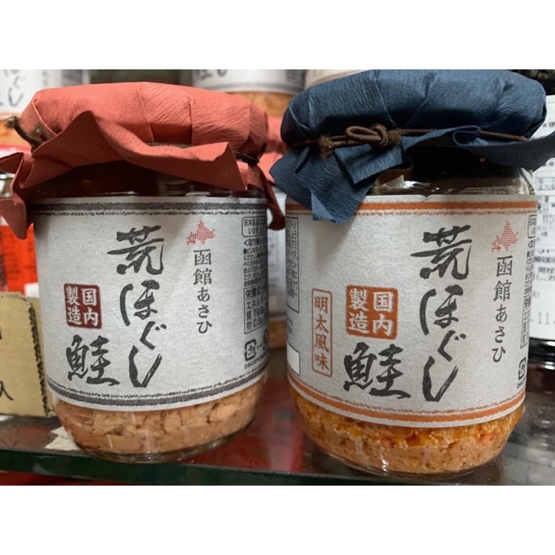 【現貨】日本朝日－鮭魚鬆(荒鮭／荒鮭明太子)100g 海道函館 鮭魚鬆 飯糰 香鬆日期在圖2