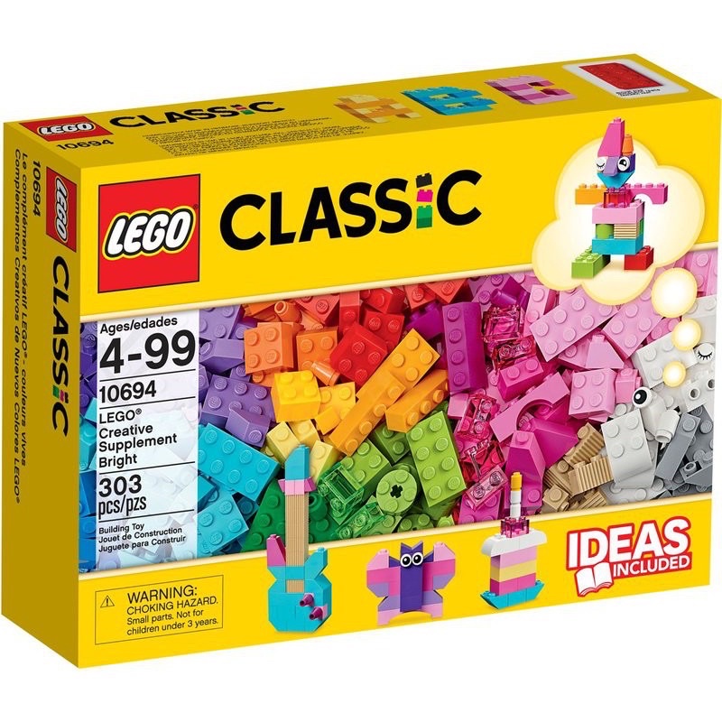 全新Lego樂高10694_Classic經典系列_創意桶亮彩版