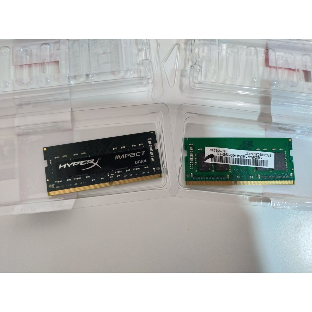 【筆記-可雙通】HyperX Impact DDR4 2666 8GB ＋ Kingston DDR4 2666 8GB