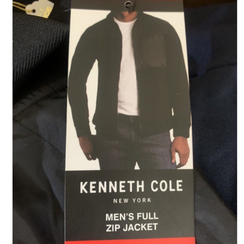 Kenneth Cole Men Jacket男全拉鍊立領外套 蝦皮購物