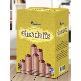 ［印尼批發］GARUDAFOOD GERY CHOCOLATOS 可可威化捲 24*8.5g
