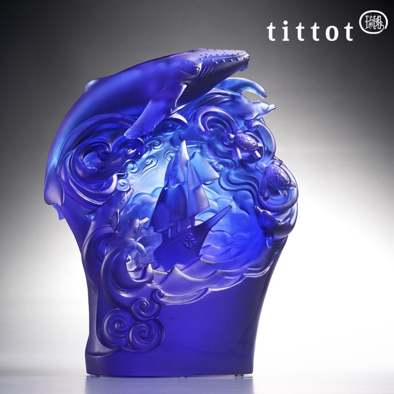 【tittot 琉園丨帆起共榮】 琉璃 藝術品 收藏 擺飾